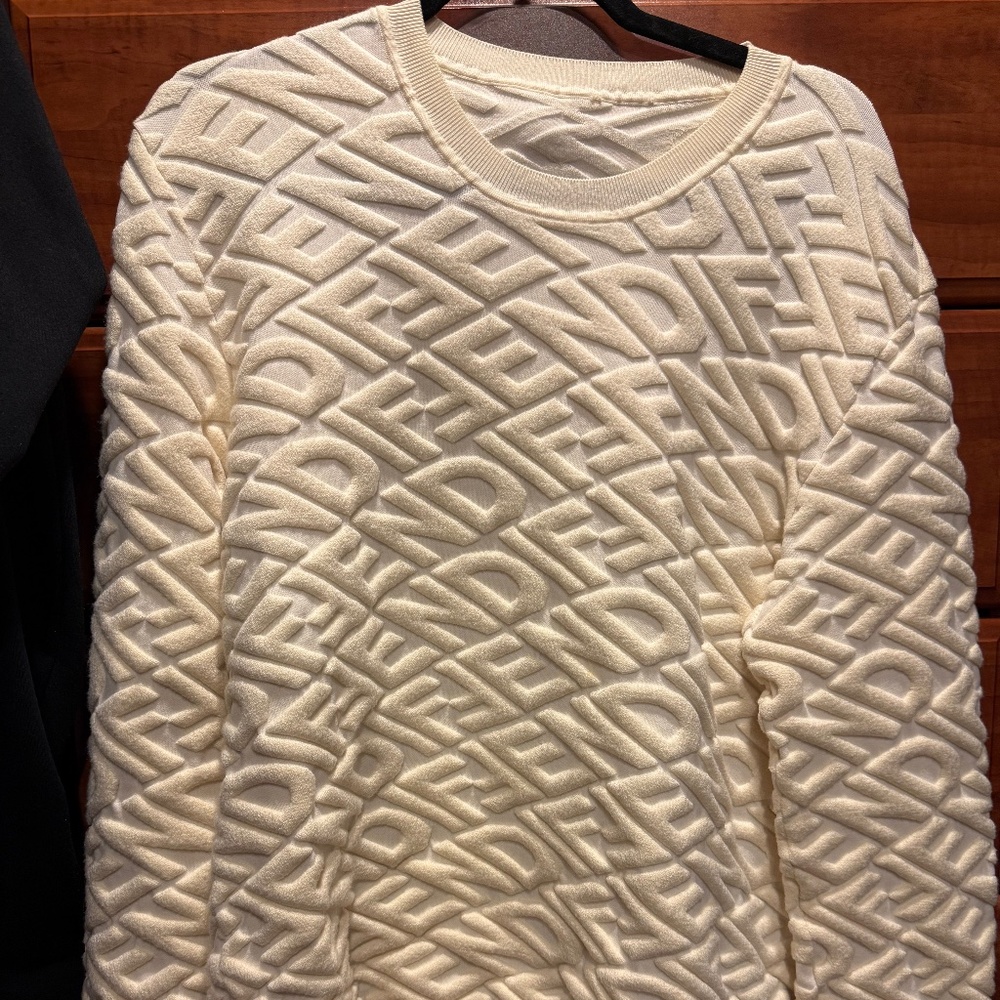 Cream Fendi Pullover